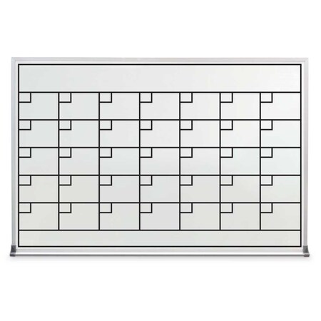 United Visual Products Corkboard, Fabric, 3 Door, Satin/Cld, 72x48" UV307-SATIN-CLOUD
